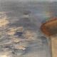 French vintage oil painting, signed Hollan, 1964