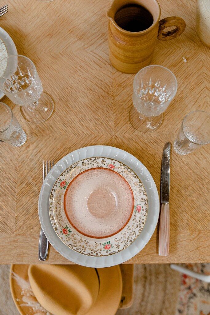 Set of 8 water glasses