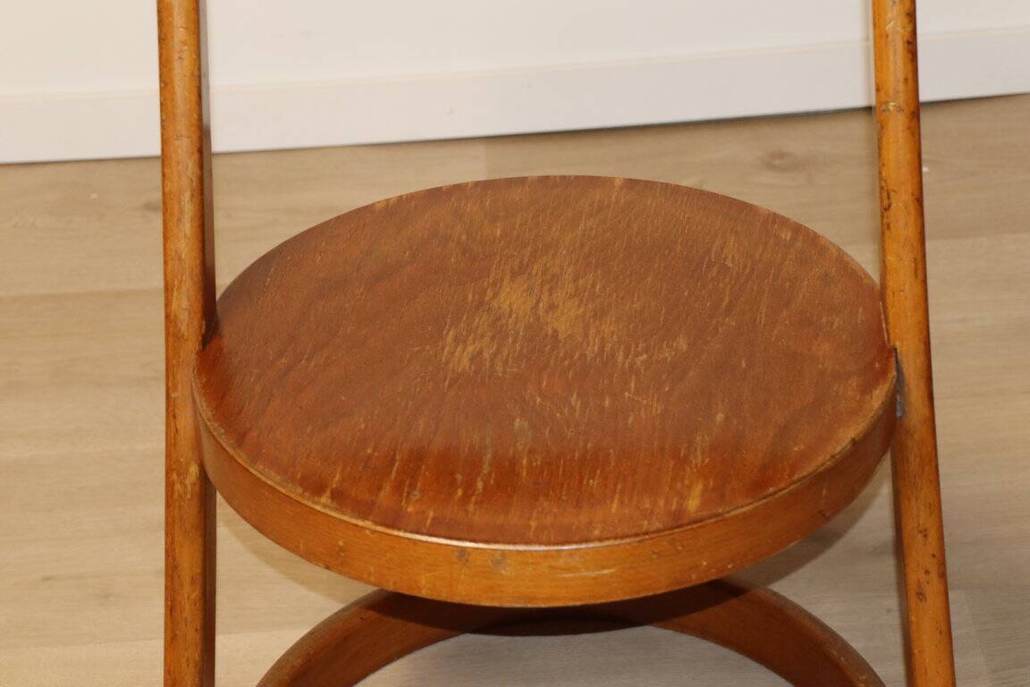 Chaise Vintage Baumann Modèle "Halfa" en bois, 1970