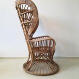 High Chair rattan around 1950