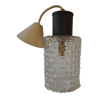 Vintage chiseled glass walker