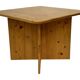 Vintage pine coffee table / side table in a minimalist organic design
