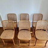 6 Prague Dining Chairs No. 811 - Hoffmann