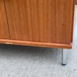 Chest of drawers buffet 2 bodies Scandinavian wooden display cabinet with 2 doors