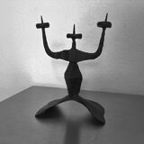 Brutalist candlestick David Palombo