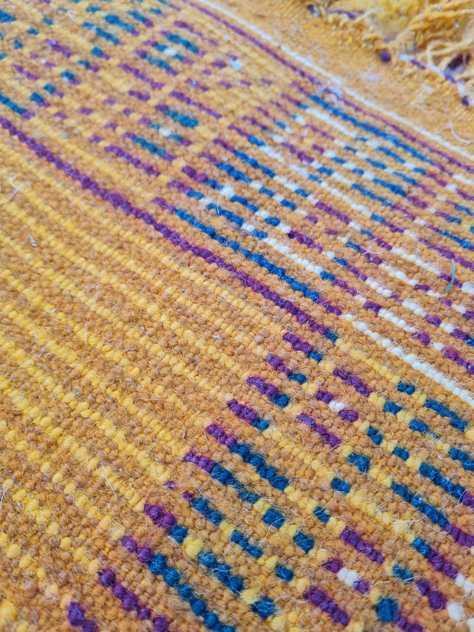 Handmade Berber carpet in wool 196 x 310cm