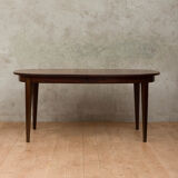 Omann Jun oval rosewood extension table