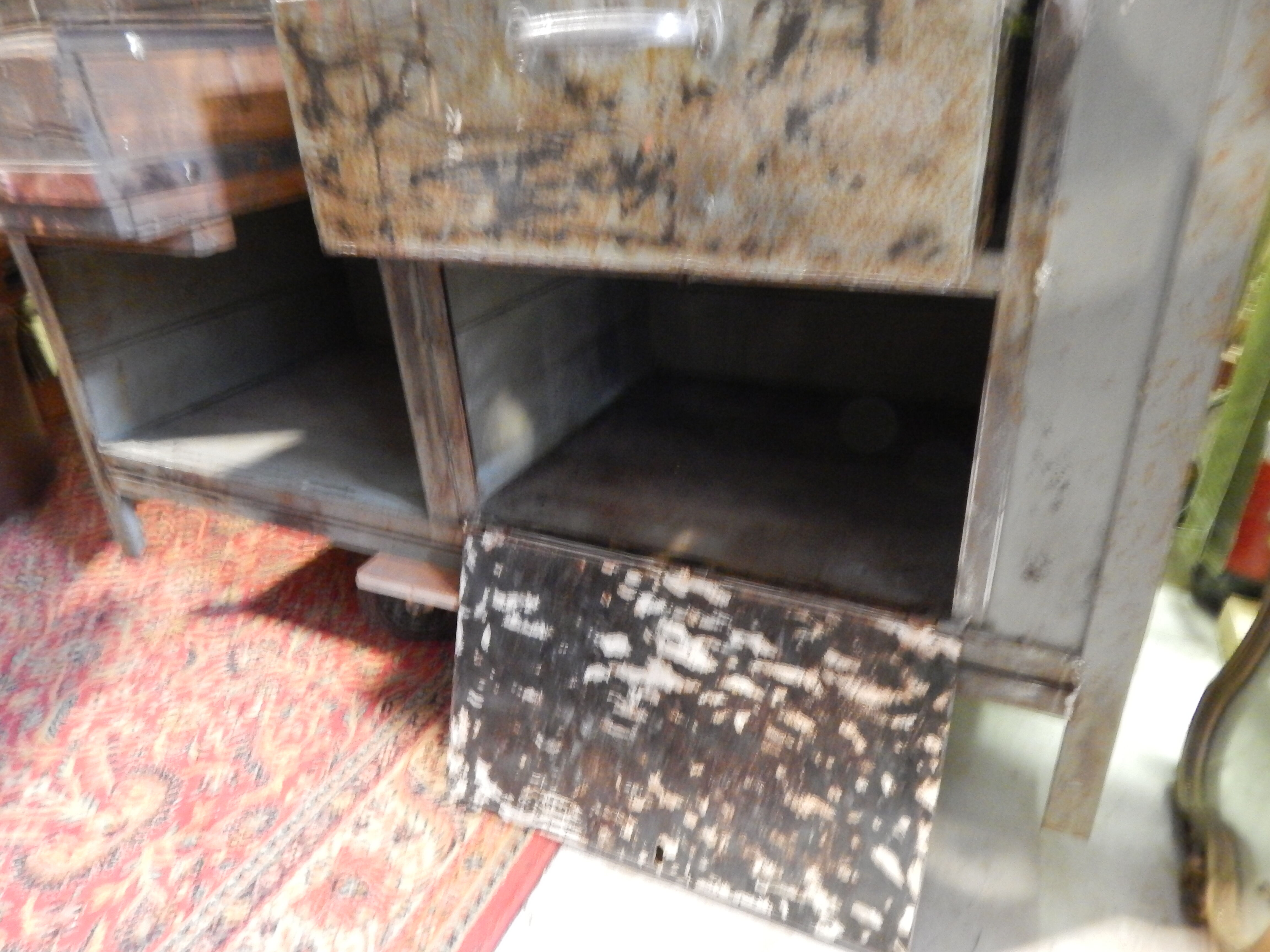 Furniture old industrial workshop