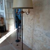 Vintage brass floor lamp