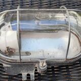 Industrial cast iron and glass wall light Bloc