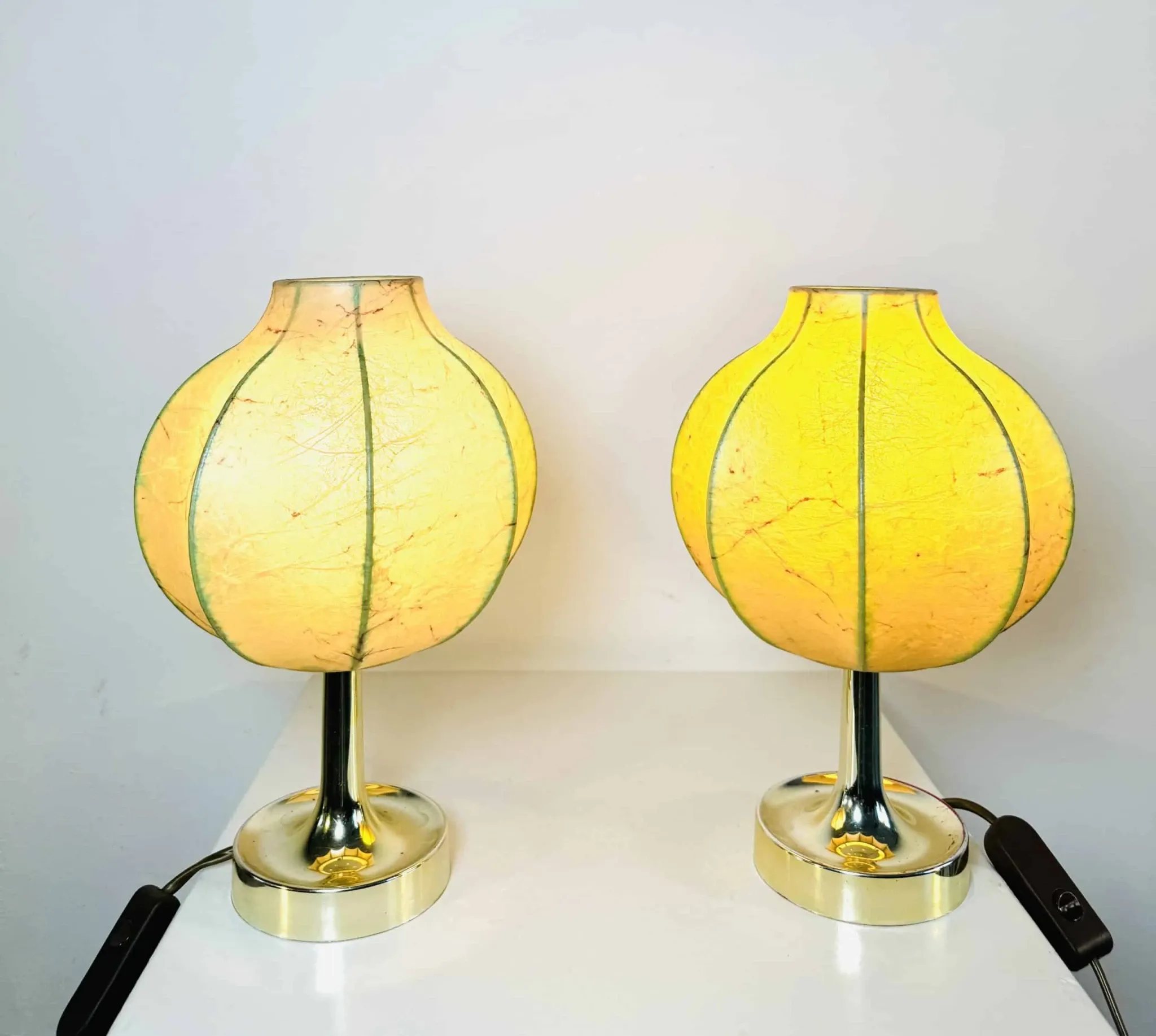 Cocoon Table Lamp By Friedel Wauer For Goldkant Leuchten, Germany, Circa 1960S/1970S