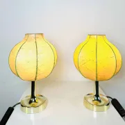 Cocoon Table Lamp By Friedel Wauer For Goldkant Leuchten, Germany, Circa 1960S/1970S