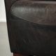 Fauteuil design Aviator en cuir de vache grainé