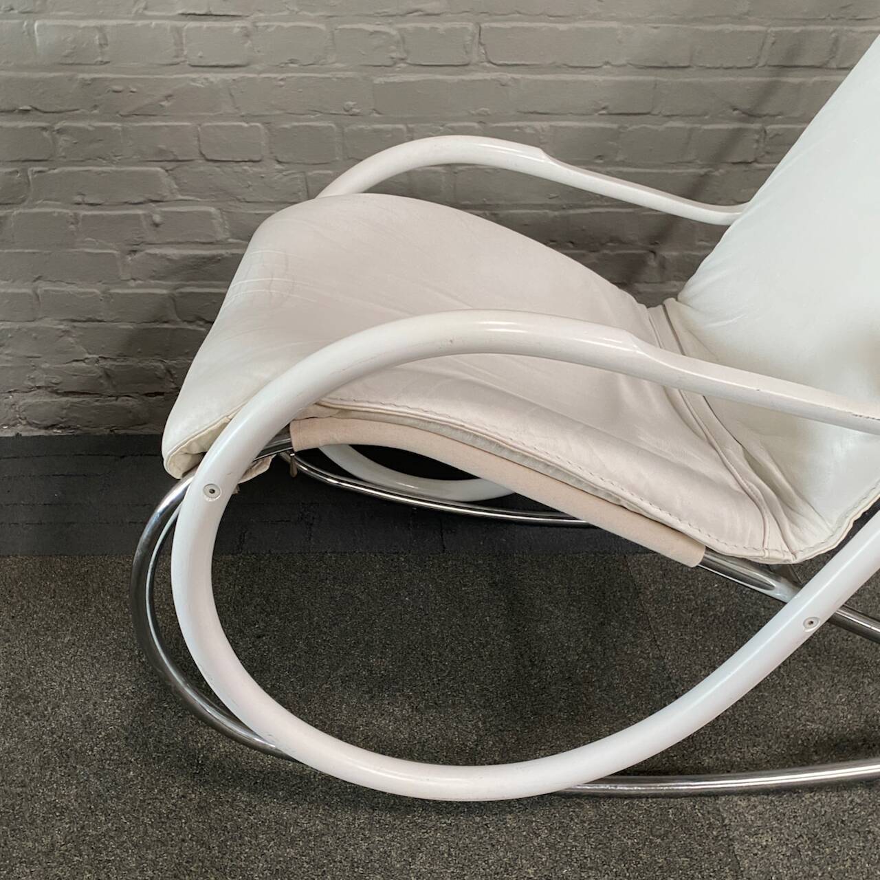 'nonna' rocking chair by paul tuttle for strässle int. (wk wohnen)- 1970's