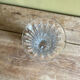 Tulip vase in cast crystal