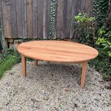 Round coffee table with flaps