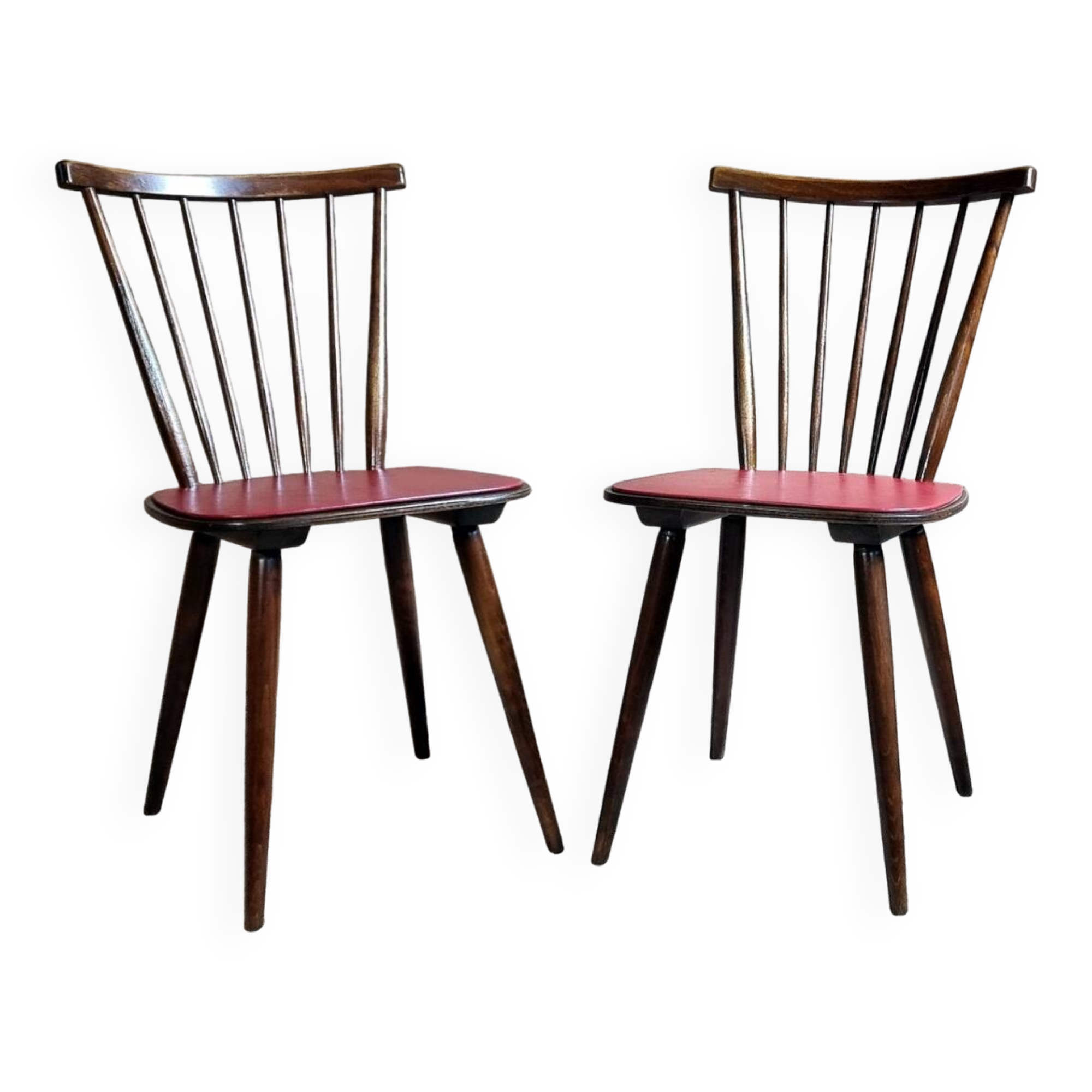 Pair of Scandinavian bistro chairs from the 60s
