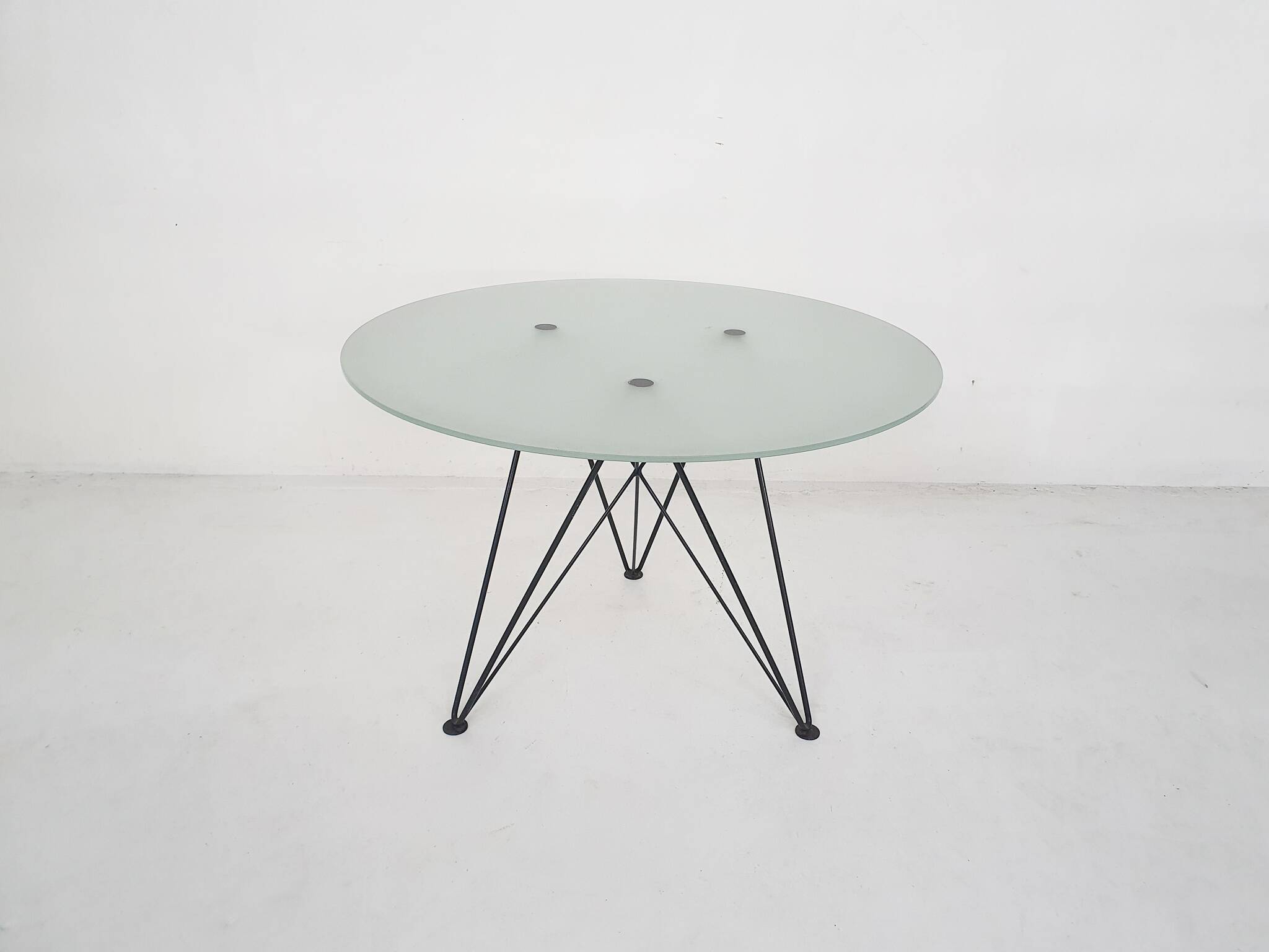 Very rare dining table by Els Staal, The Netherlands, 1984