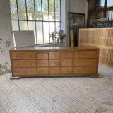 XXL golden oak craft furniture from the 50s