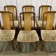 Set of 6 G-Plan teak chairs from the 1970s.