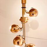 1960s golden Reggiani chandelier