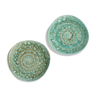 Pair of Niderviller dessert plates