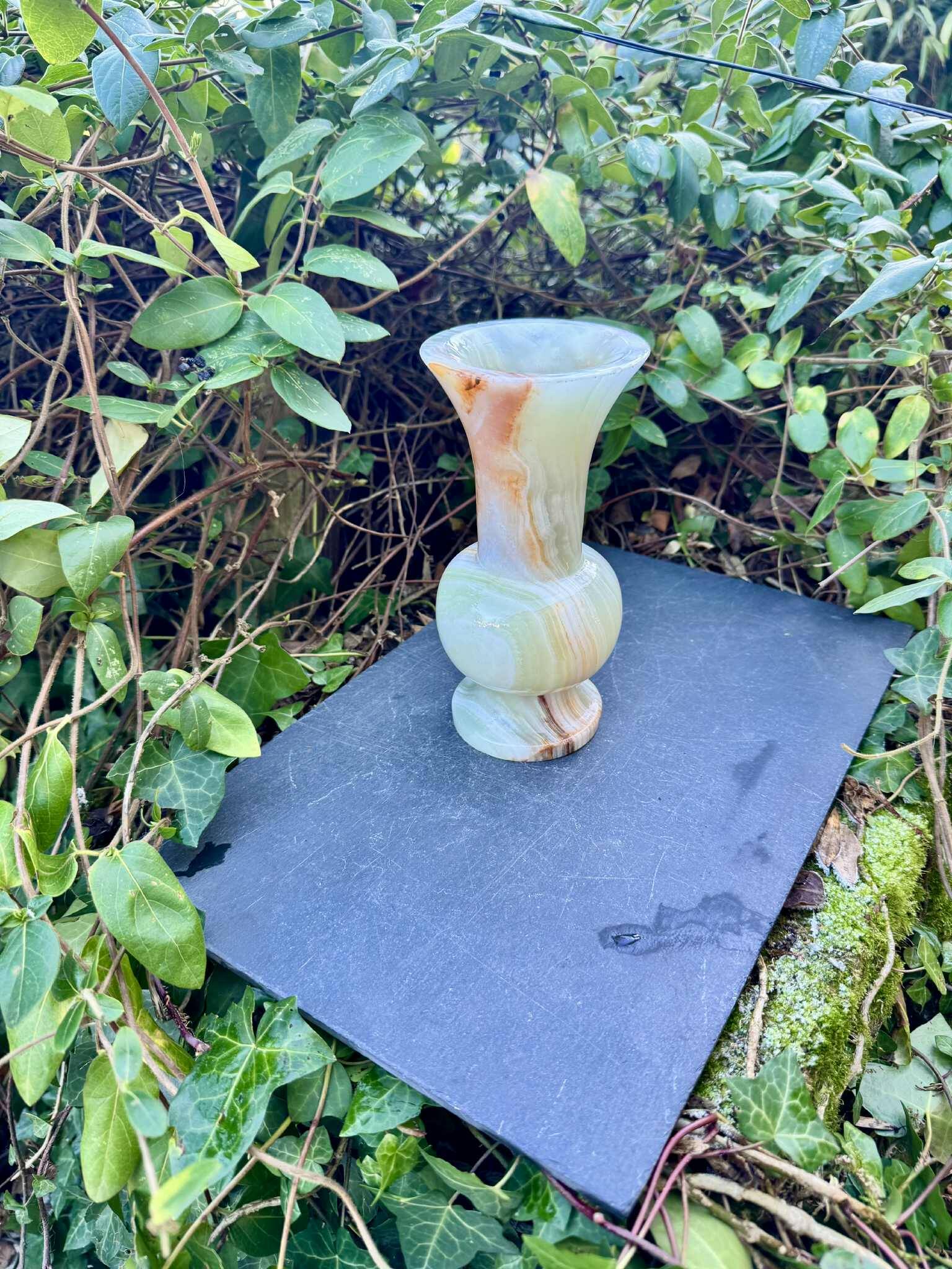 Large onyx vase Italy 1960s