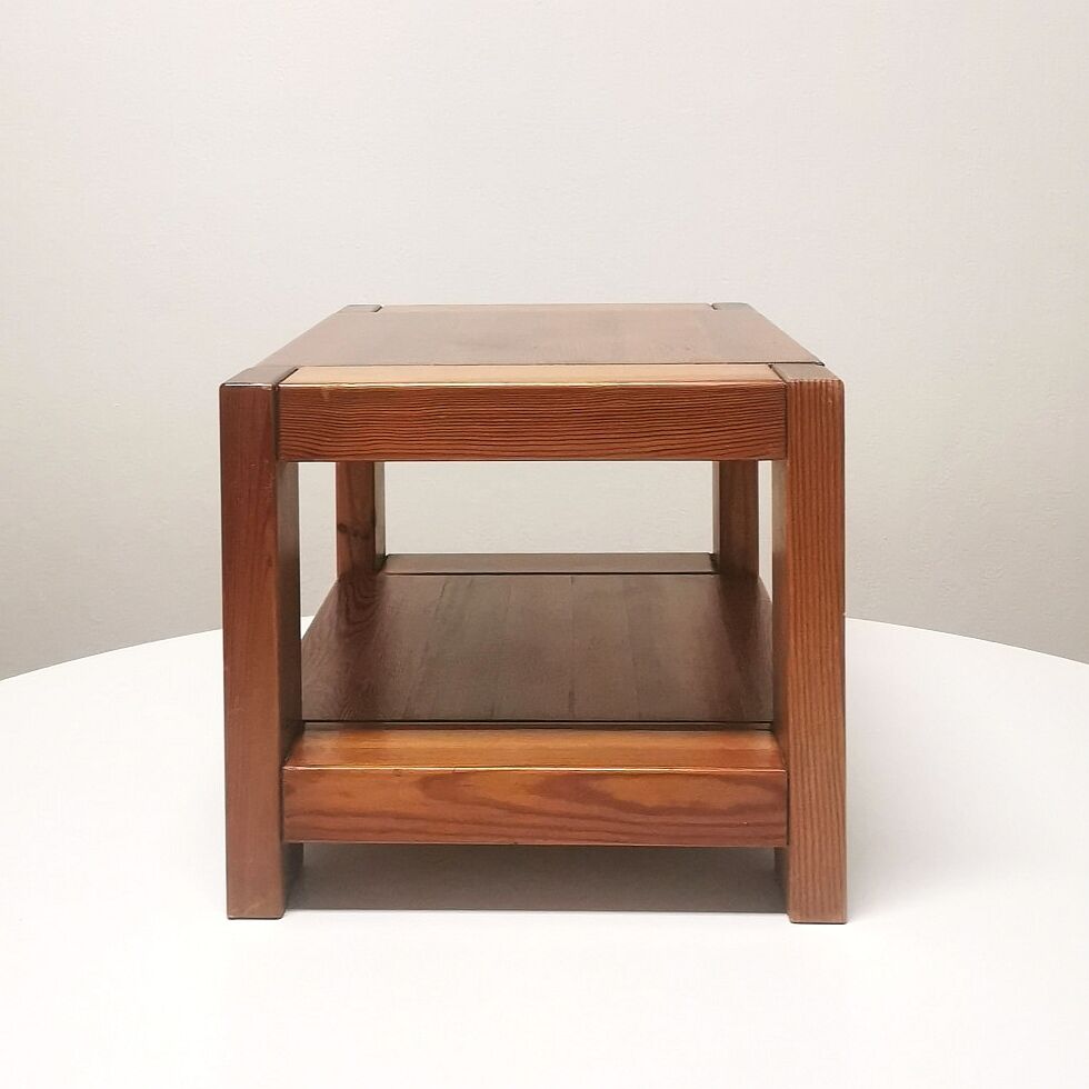 Side table in elm, 1979
