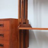 Mid century Italian design teak bookcase 1950s