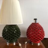 Pair of artichoke lamps circa 1970
