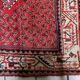 1950s Handmade Indian wool medallion rug, red, 102 × 159 cm - 1C1296