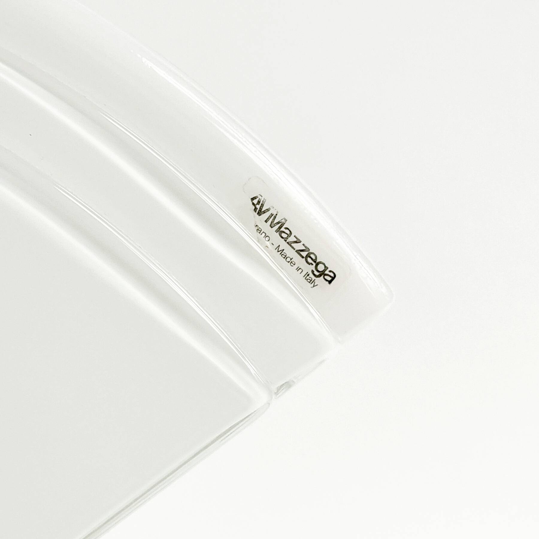 Murano glass table lamp from av mazzega, italy, 1970s