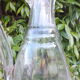 Large cider pitcher in blown glass Normandy 19th century