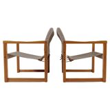 Karin Mobring Diana mid-century modern armchairs by Ikea in Sweden, 1970s.