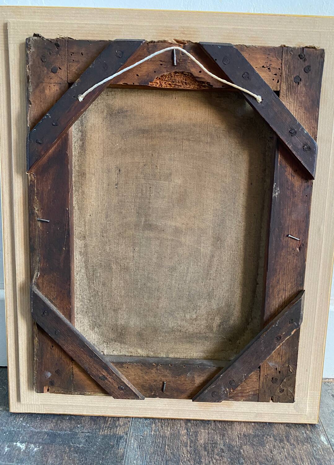 Portrait old soldier 19th