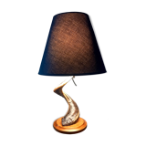 Brutalist Ram's Horn Living Room Lamp 1970