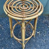 Vintage rattan bar stool