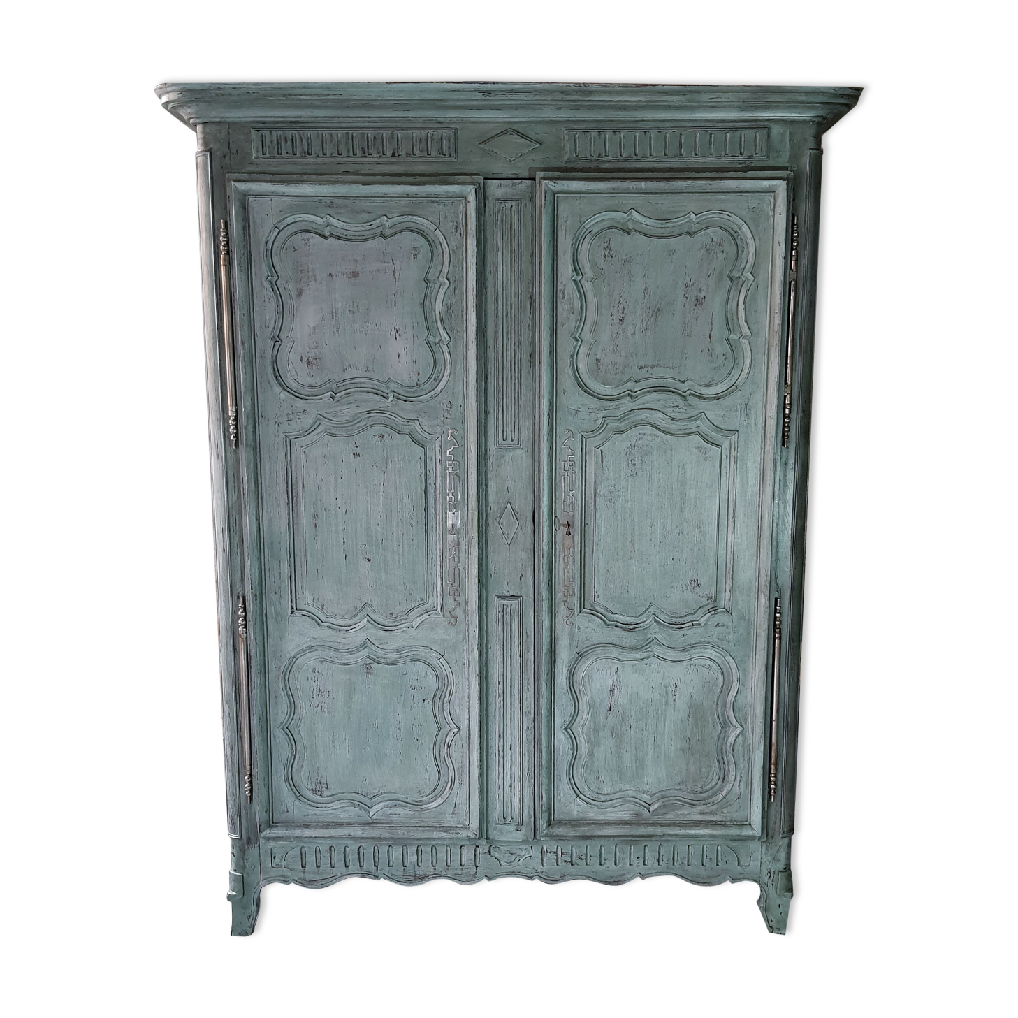 Wardrobe wardrobe 18th century Shabby Chic patinated