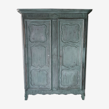 Armoire penderie 18ème siécle Shabby Chic patinée