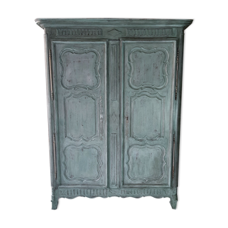 Armoire penderie 18ème siécle Shabby Chic patinée