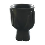 Black hand vase