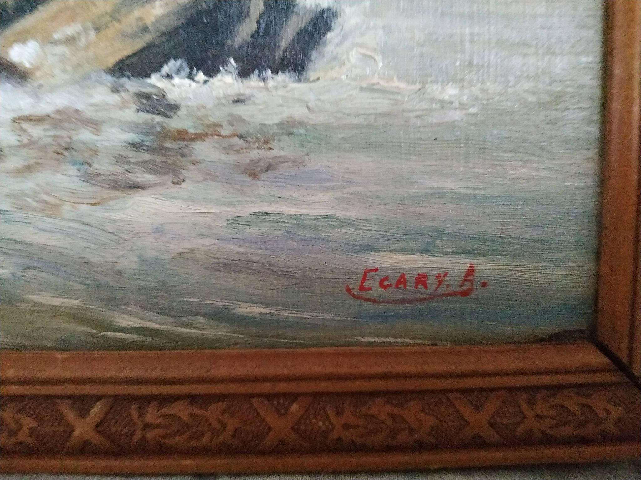 Paysage maritime par Écary hsp