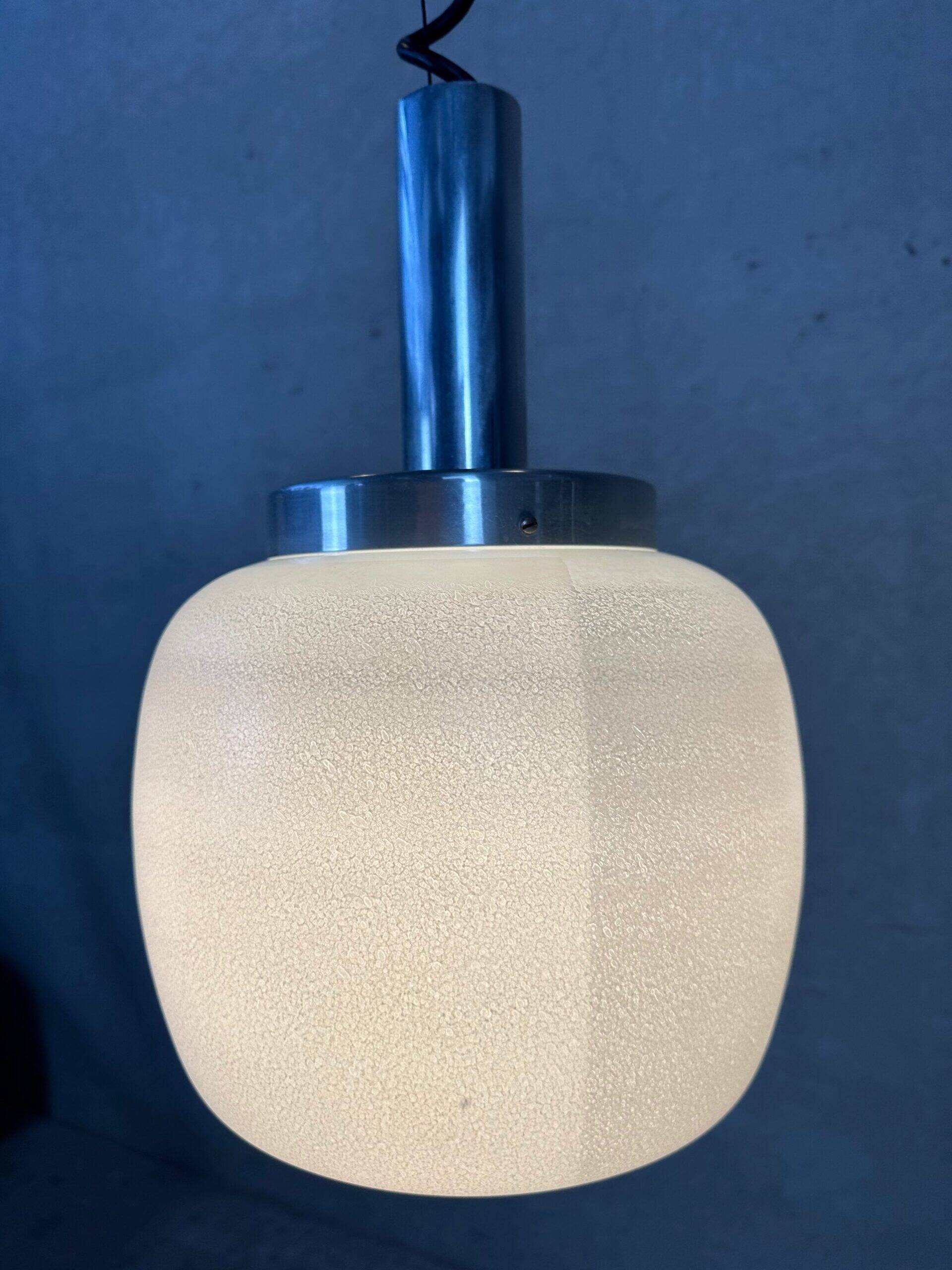 Vintage pendant lamp – glass – AKA (DDR)