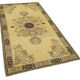 1950s Hand-Knotted Unique Turkish Beige Carpet 112 cm x 207 cm