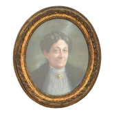 Portrait of a lady in pastel