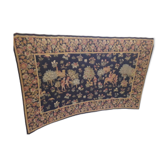 Aubusson Medieval style Jaquar tapestry from 1960