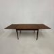 Table à manger extensible vintage en bois, années 60