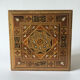 Jewelry box in wood and mother-of-pearl