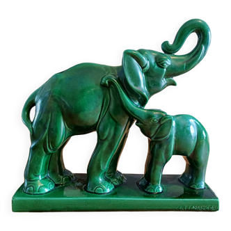 Lemanceau elephant earthenware by St Clément