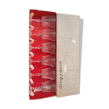 Crystal glasses from Arques Paris.